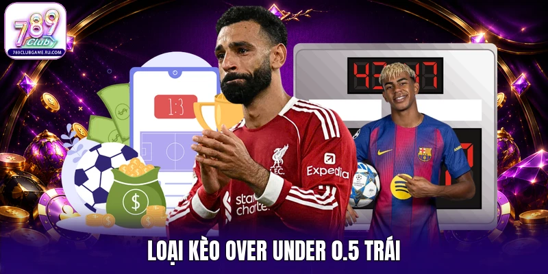 Loại kèo Over Under 0.5 trái